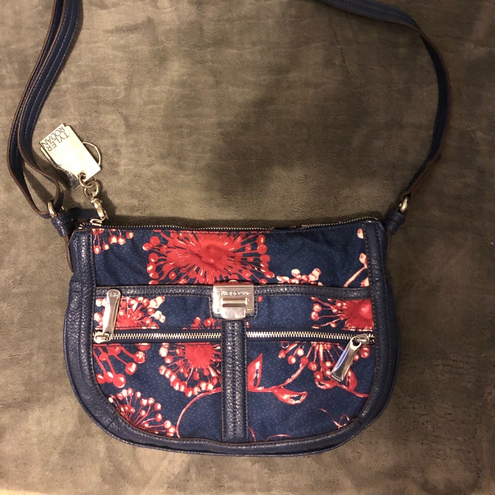Tyler Rodman Floral Print Crossbody Bag Preloved